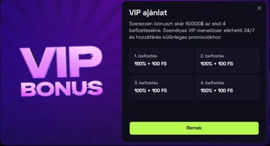 Immerion VIP bonus