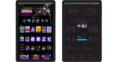 Inscription rapide sur Cosmobet avec bonus crypto.