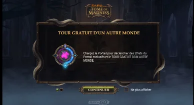Tome of Madness bonus Other World. Tome of Madness tour gratuit Other World.