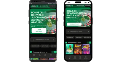 App d’Uspin.me Casino version mobile et interface.