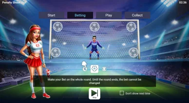 Penalty Shoot Out fonctionnement du jeu. Penalty Shoot Out règles de mise.