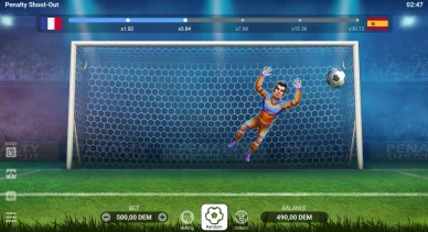 Penalty Shoot Out gameplay football. Penalty Shoot Out tir au but.