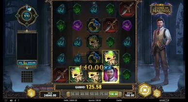 Tome of Madness cascade gagnante. Tome of Madness gain après une cascade.