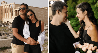 Ольга Корольова та її чоловік Андрій Коломієць