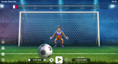 Penalty Shoot Out gameplay en démo. Penalty Shoot Out démo gratuite.