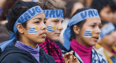 Население в Уругвае