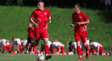 Гравці ФК Волинь на полі