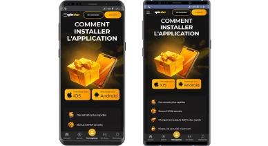 Application mobile Casino Spinstar. Version mobile du Casino Spinstar.