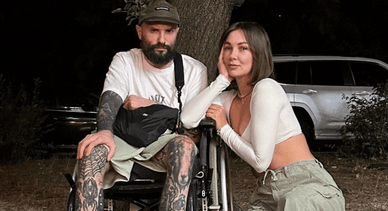 Віктор Розовий з колишньою дружиною