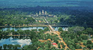 Ангкор-Ват, вид сверху