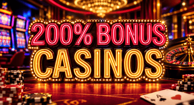 200 % Online Bonus Casinos