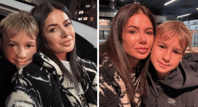 Шаманська та її син