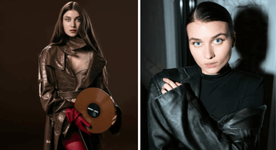 Яна Шемаєва на зйомках