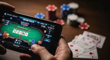 online poker in casino