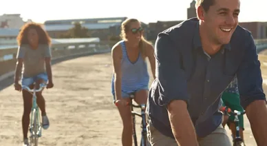 Activité physique et santé publique à vélo.