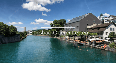 Flussbad Oberer Letten, Zürich