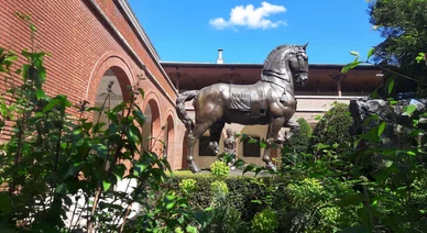 Cheval du Monument au général Alvear au musée Bourdelle.