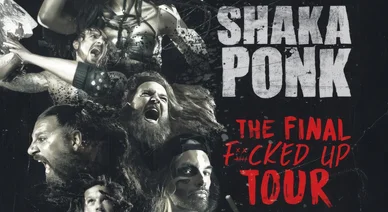 Affiche officielle de la tournée « The Final F#*cked Up Tour » de Shaka Ponk.