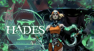 Image promotionnelle de Hades 2 avec Mélinoé en avant-plan.