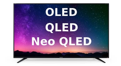 OLED, QLED, QLED verschil