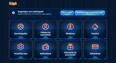 Dudespin Kaszinó ügyfélszolgálata 