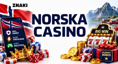 Foto på huvudsidan - Recension av norska kasinon från Znaki