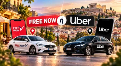 Σύγκριση Uber vs FreeNow