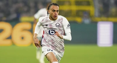 Ethan Mbappé Lille action match.