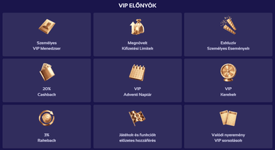 Browinner kaszinó VIP előnyök és jutalmak
