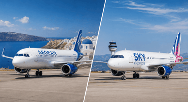 Aegean ή SKY express σε σύγκριση