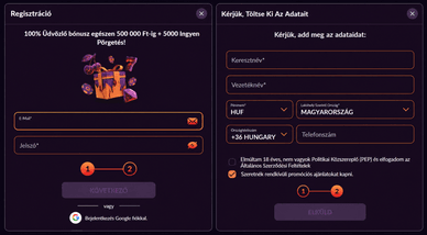Fireball regisztráció két lépésben
