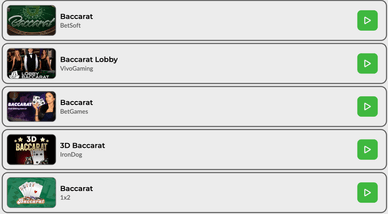 Πως παίζεται το Μπακαρά