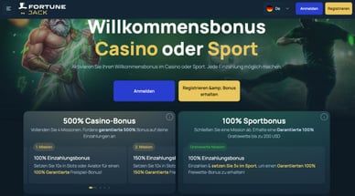 Fortune Jack  Willkommensbonus