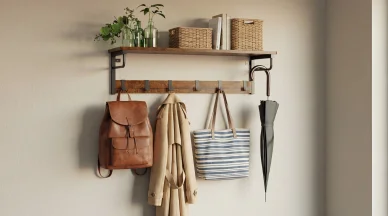 Wall Mounted Coat Rack