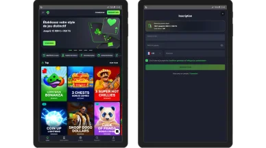 Inscription sur Luckywave.