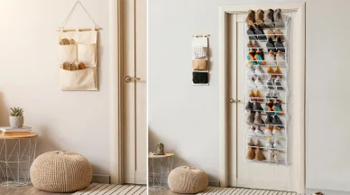 Zimtown Hanging Shoe Rack Over the door