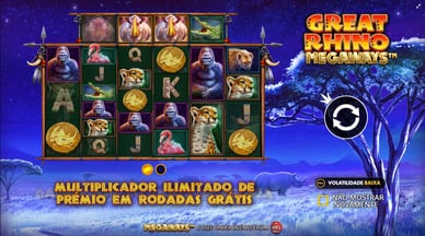 Great Rhino MegaWays Demo no Roll Casino