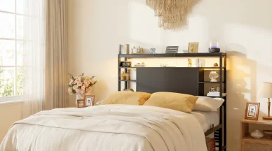 Headboards with Storage Shelves