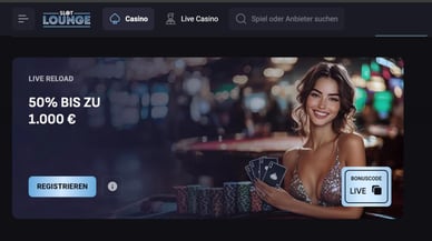 Live-Bonusse in SlotLounge Casino
