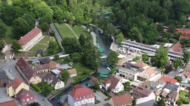 Touristenanlegestelle Spreewaldhafen in Lübbenau