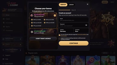mad casino login