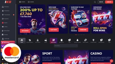 mastercard payment casino