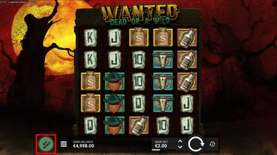 Wanted Dead or a Wild Bonus Buy