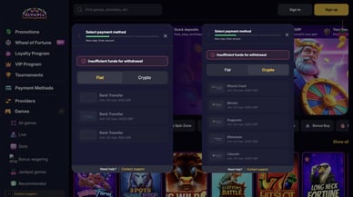 win olympia withdrawal