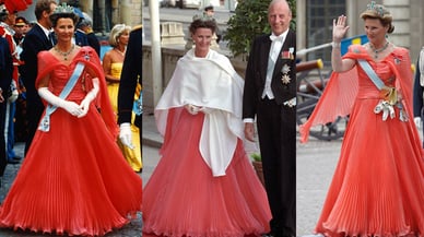 Dronning Sonias praktfulle antrekk