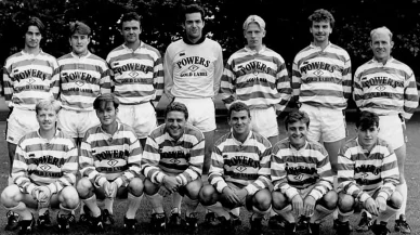 Shamrock Rovers football team squad photo from the 1904-1905 season