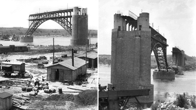 Міст Стрілецького через річку Дніпро