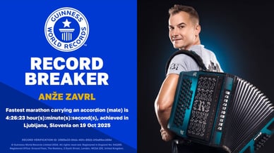 Anže Zavrl rekord