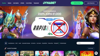 Rapid Transfer casino ilman rekisteröitymistä