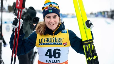 Ebba Andersson vid världscupen Ebba Andersson vid världscupen